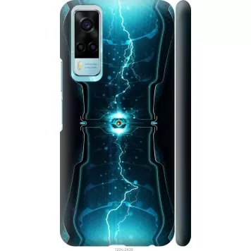 Чехол на Vivo Y53s Молнии в цилиндре