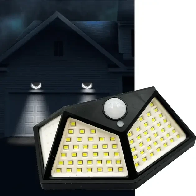 Вуличний світильник світлодіодний LED прожектор із датчиком руху Wall lamp LF-1728A
